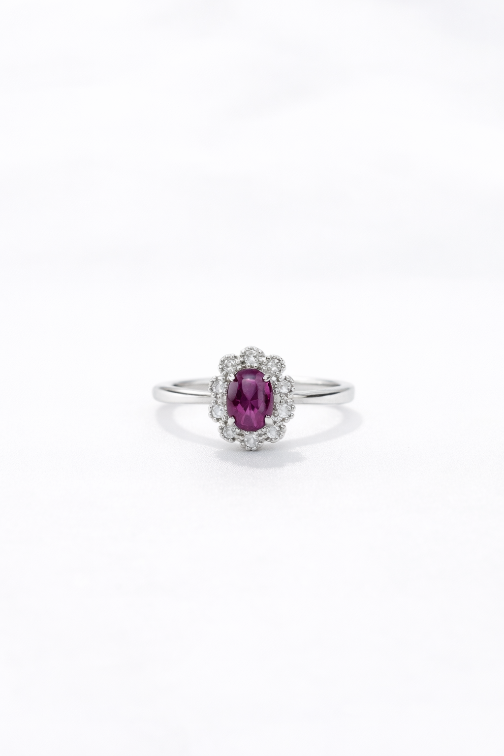 Pink Garnet Ring