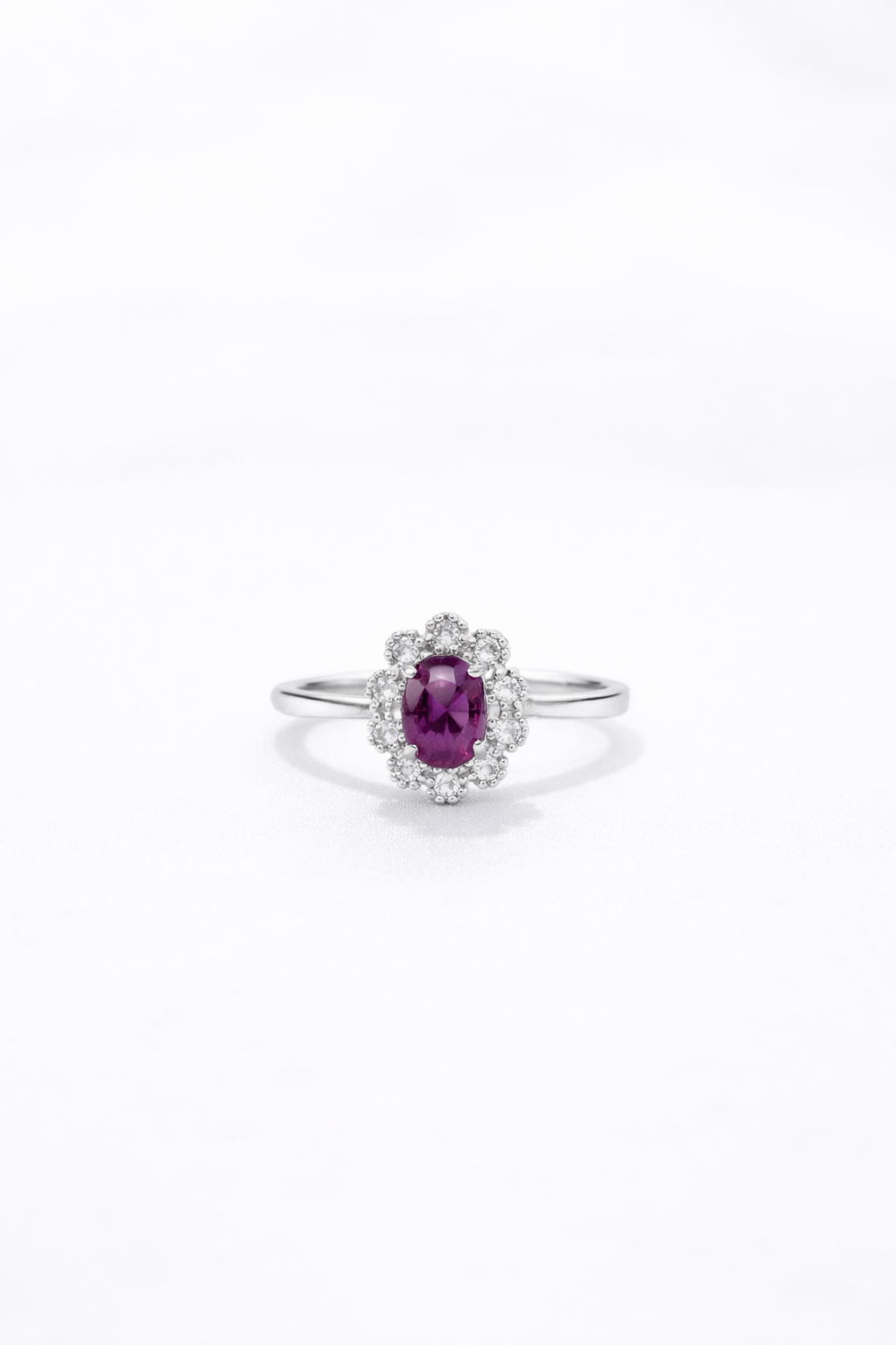 Pink Garnet Ring