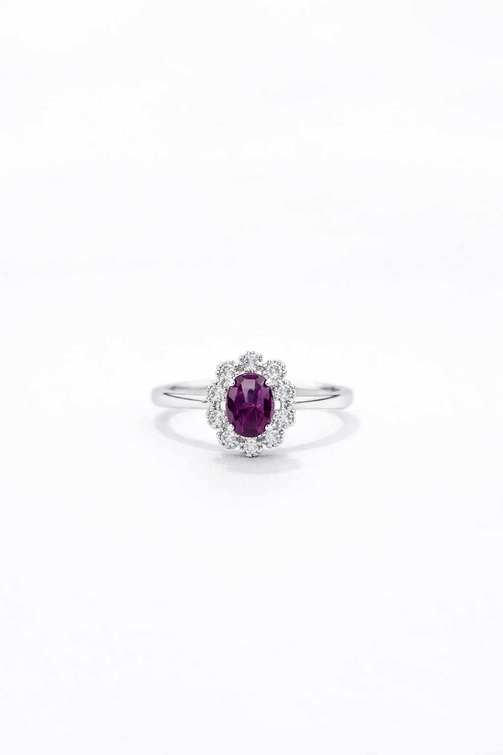 Pink Garnet Ring