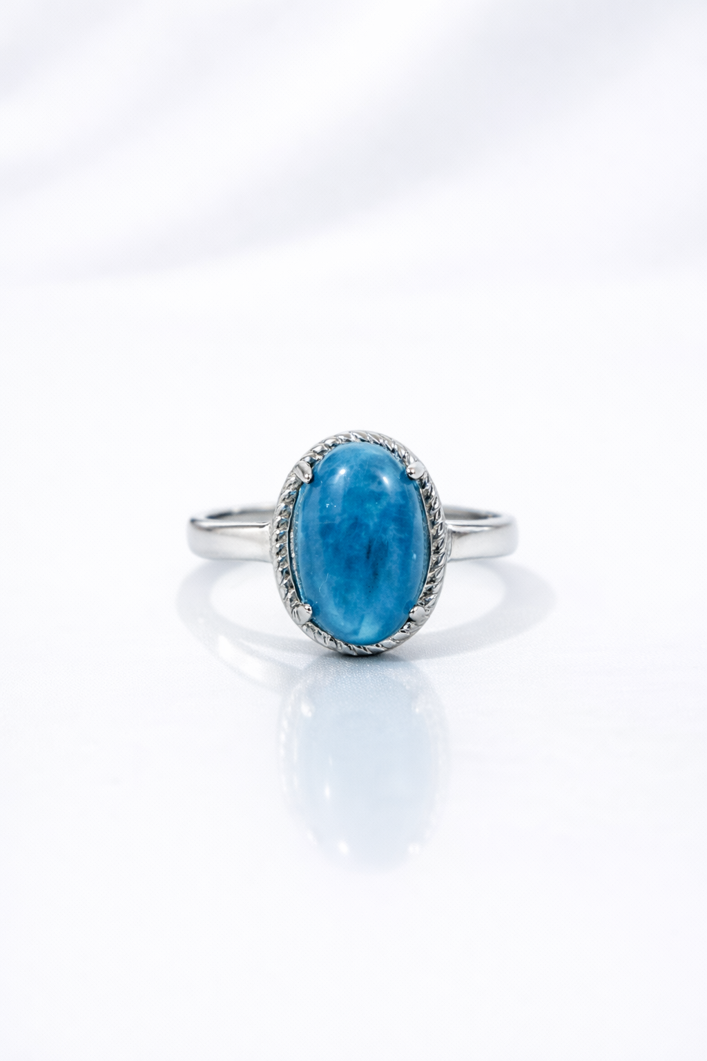 Blue Apatite Ring