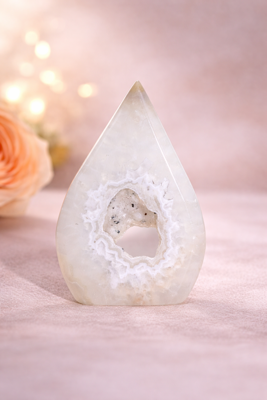 Druzy Agate Flame #5