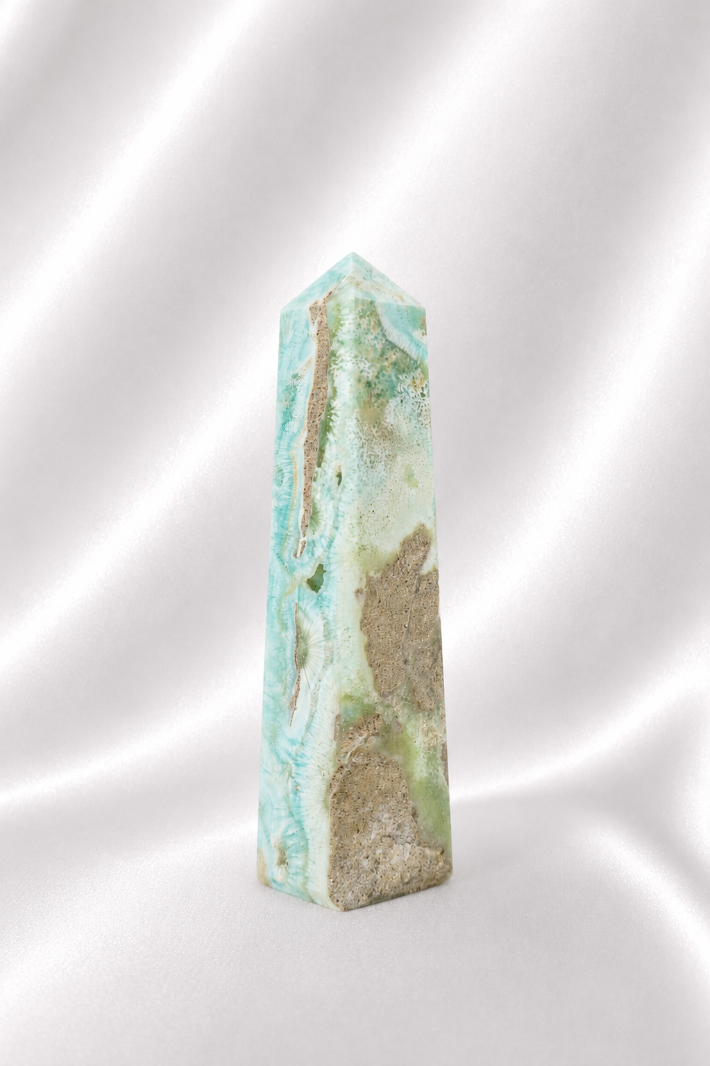 Blue Aragonite Tower #7
