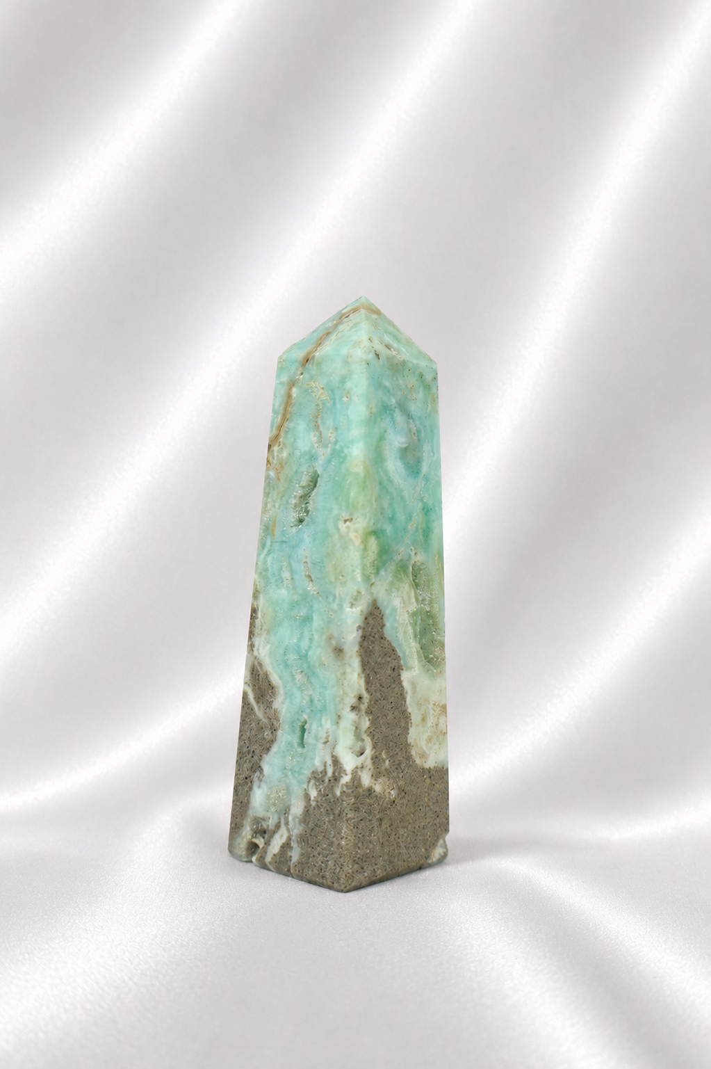 Blue Aragonite Tower #8