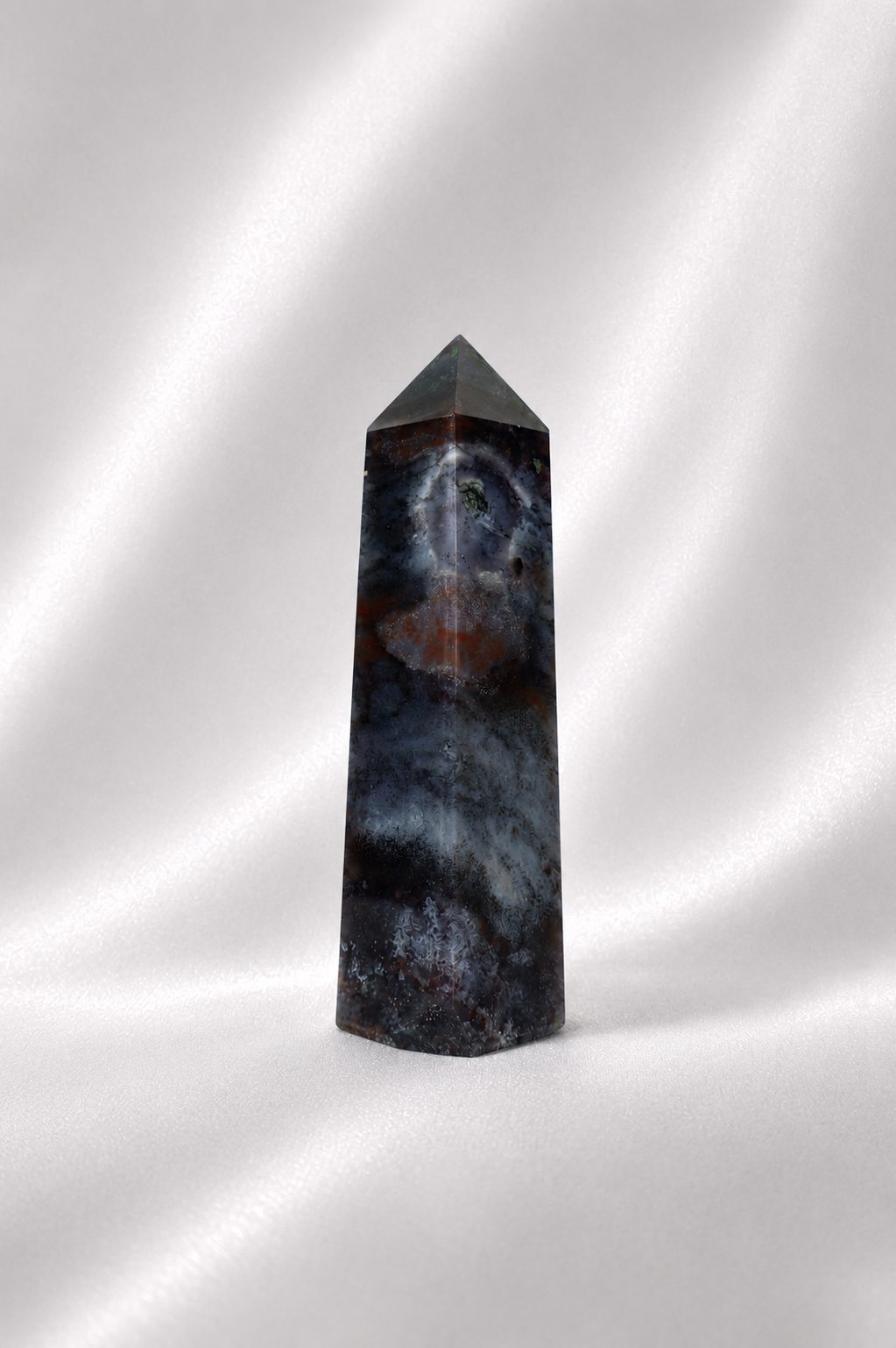 Red Moss Agate Tower #3 - RARE