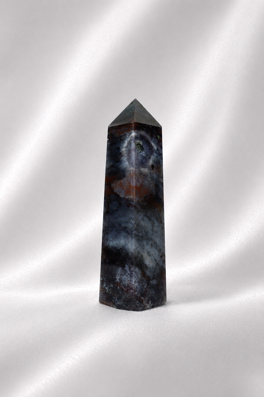 Red Moss Agate Tower #3 - RARE