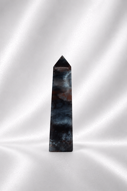Red Moss Agate Tower #3 - RARE