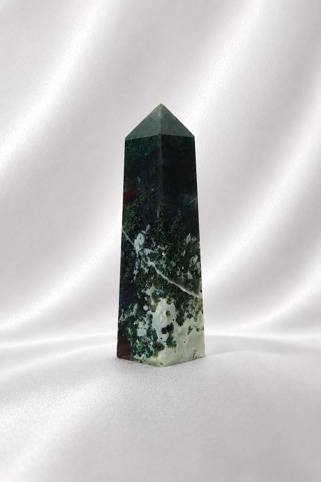 Red Moss Agate Tower #8 - RARE