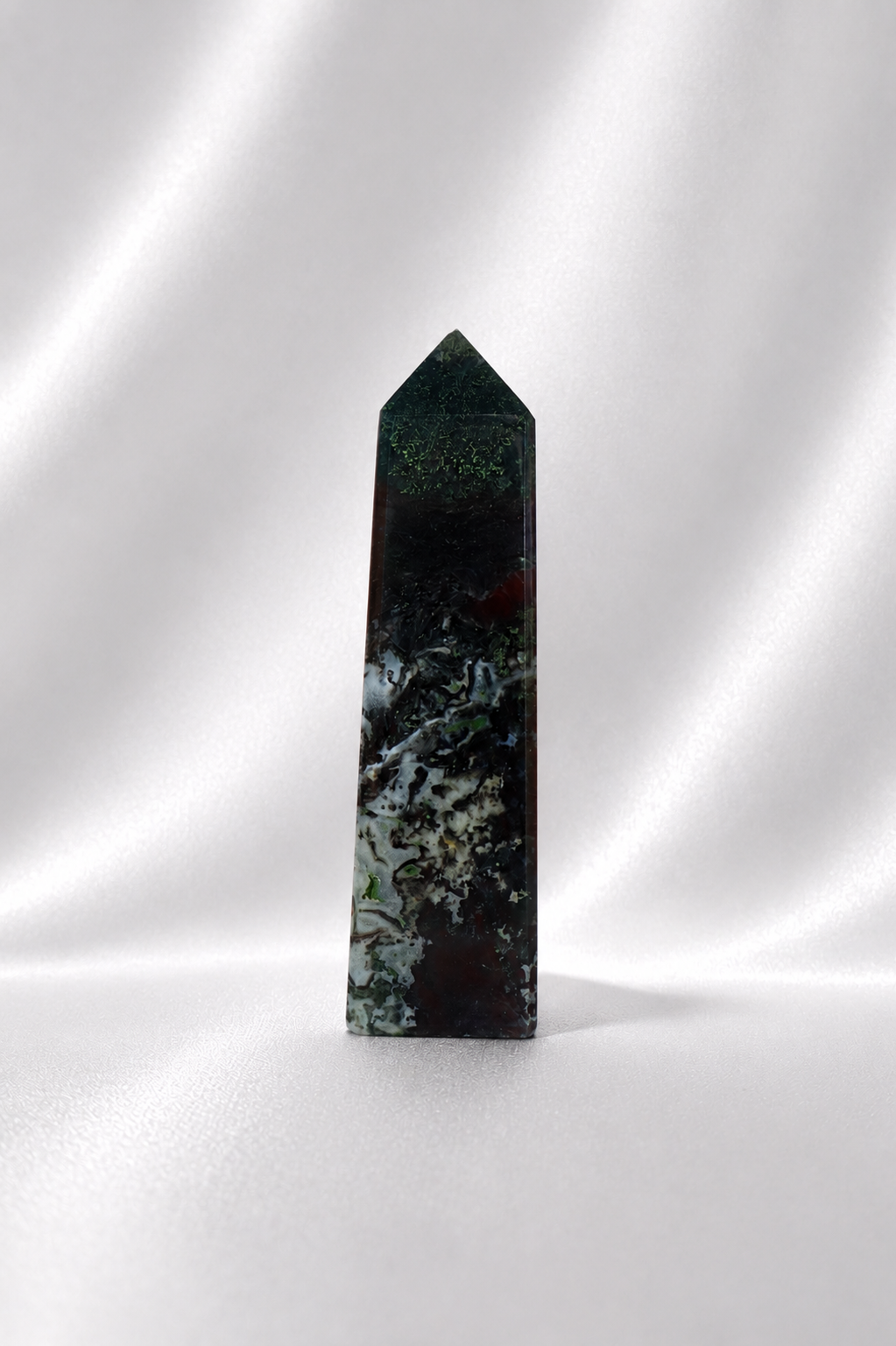 Red Moss Agate Tower #8 - RARE