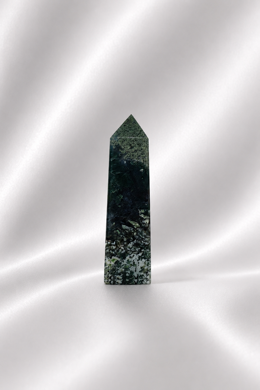 Red Moss Agate Tower #1 - RARE