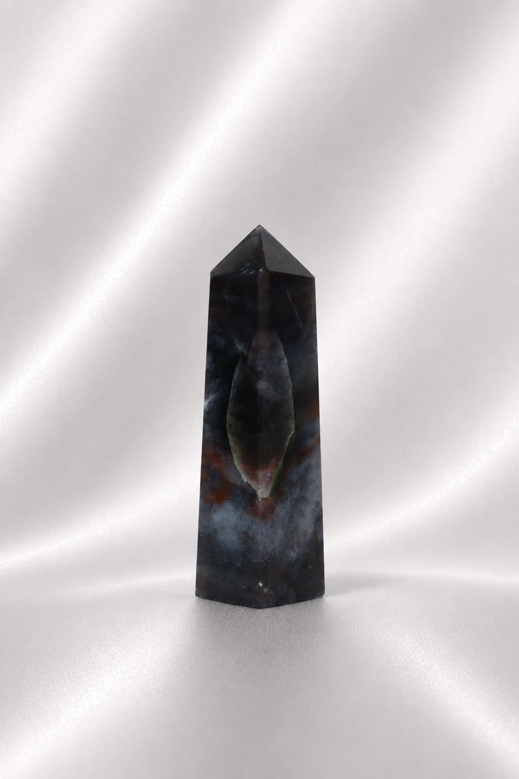 Red Moss Agate Tower #6 - RARE