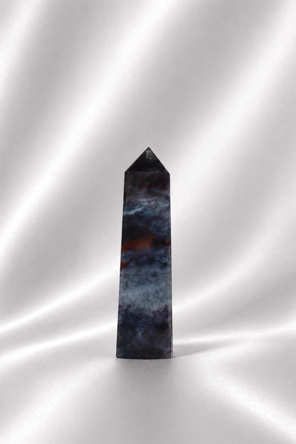 Red Moss Agate Tower #6 - RARE