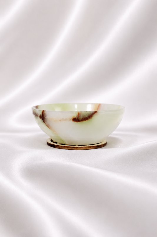 Green Banded Onyx Bowl #1