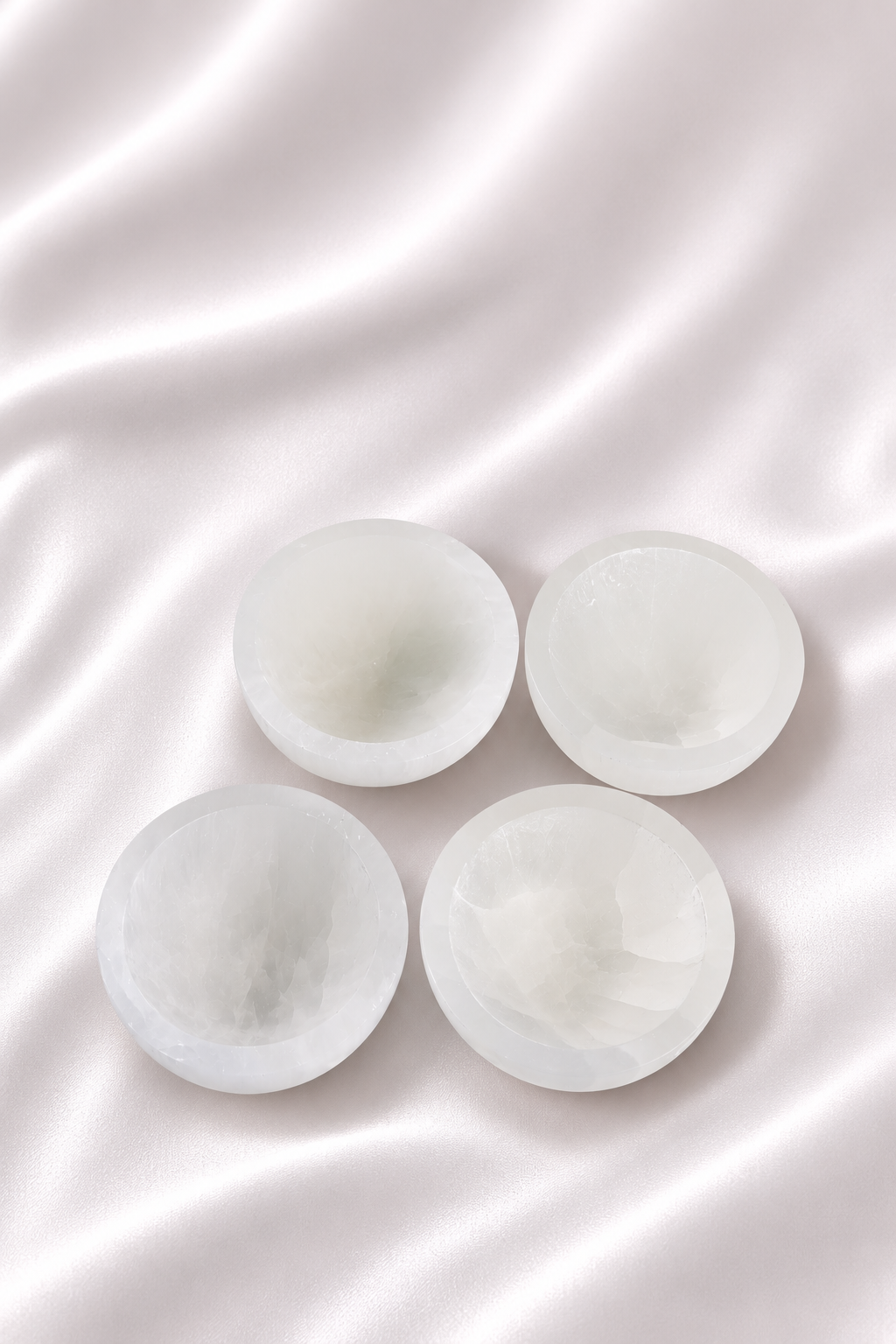 Selenite Round Bowls