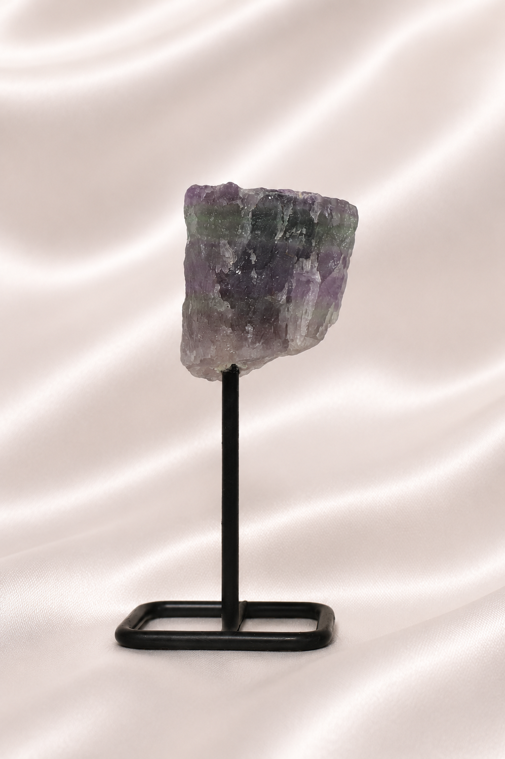 Raw Multi Fluorite on Stand #2