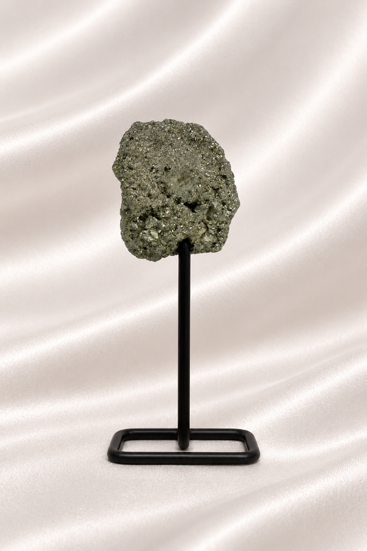 Raw Pyrite on Stand #4