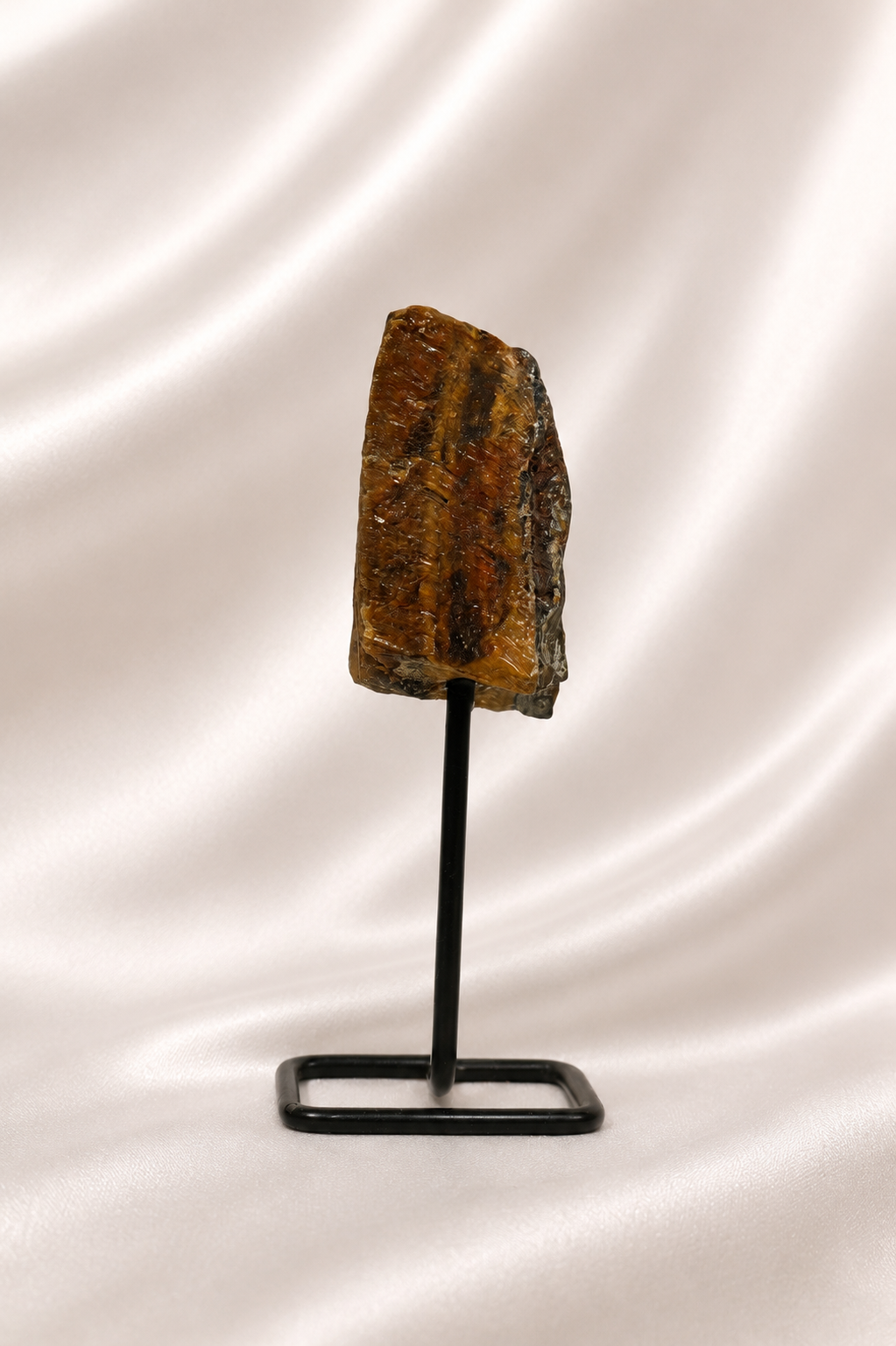 Raw Tigers Eye on Stand #2