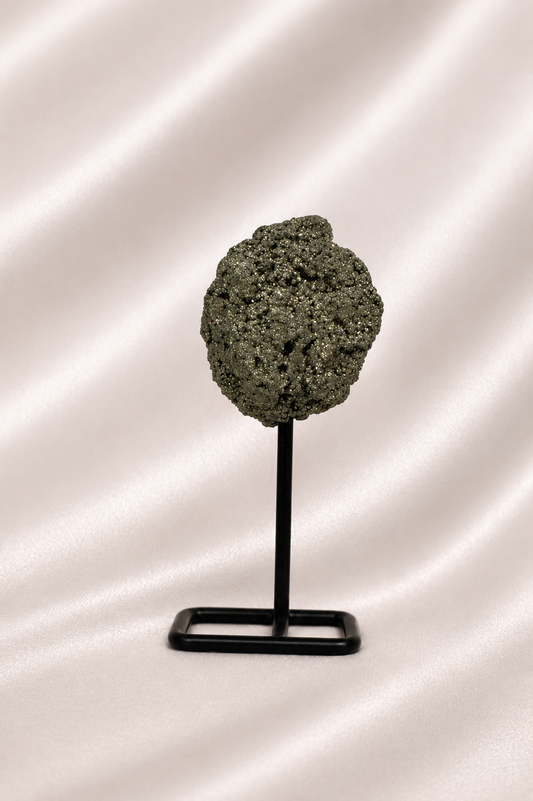 Raw Pyrite on Stand #5