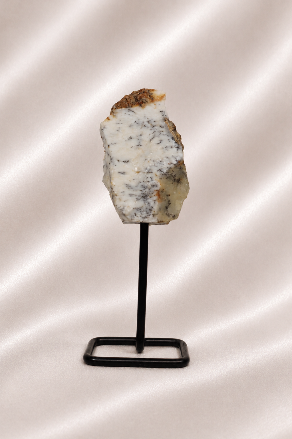 Raw Dendritic Opal on Stand #2