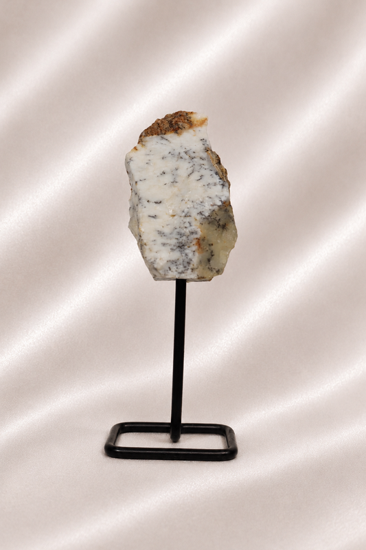 Raw Dendritic Opal on Stand #2