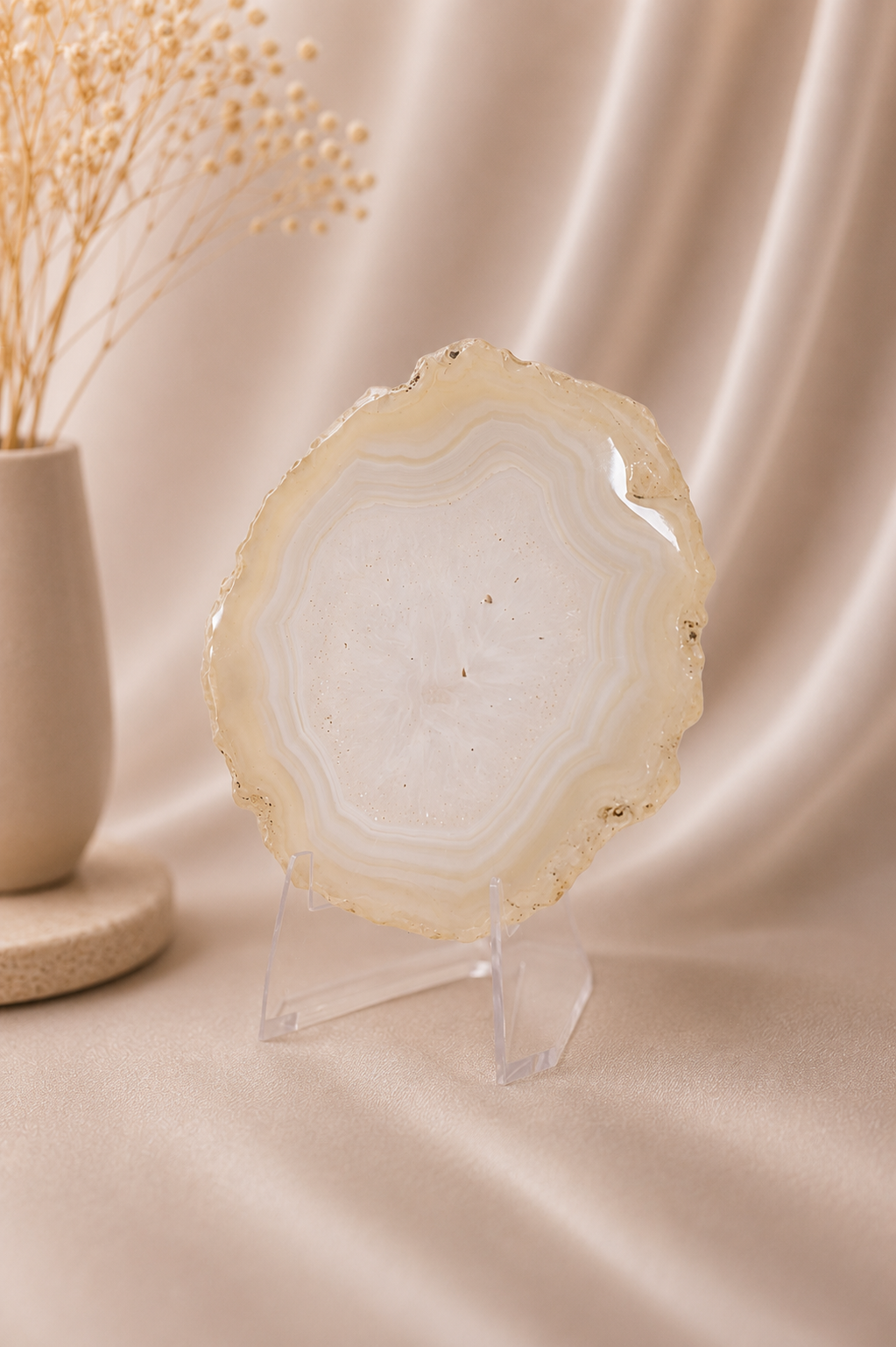 Agate Slice With Stand #5