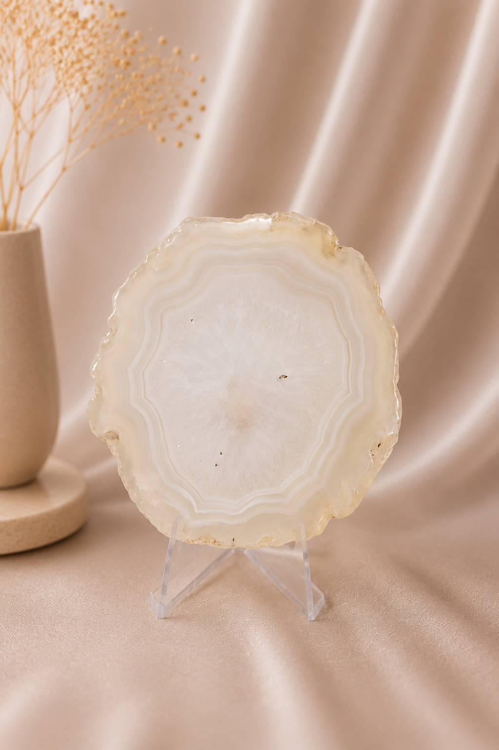 Agate Slice With Stand #5