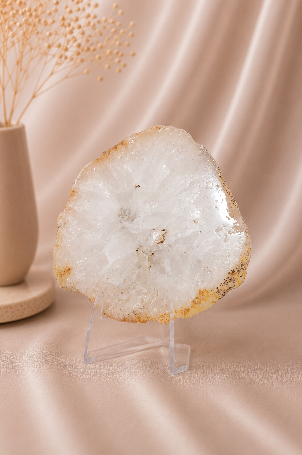 Agate Slice With Stand #7