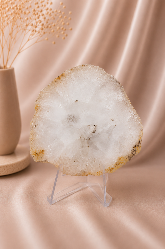 Agate Slice With Stand #7
