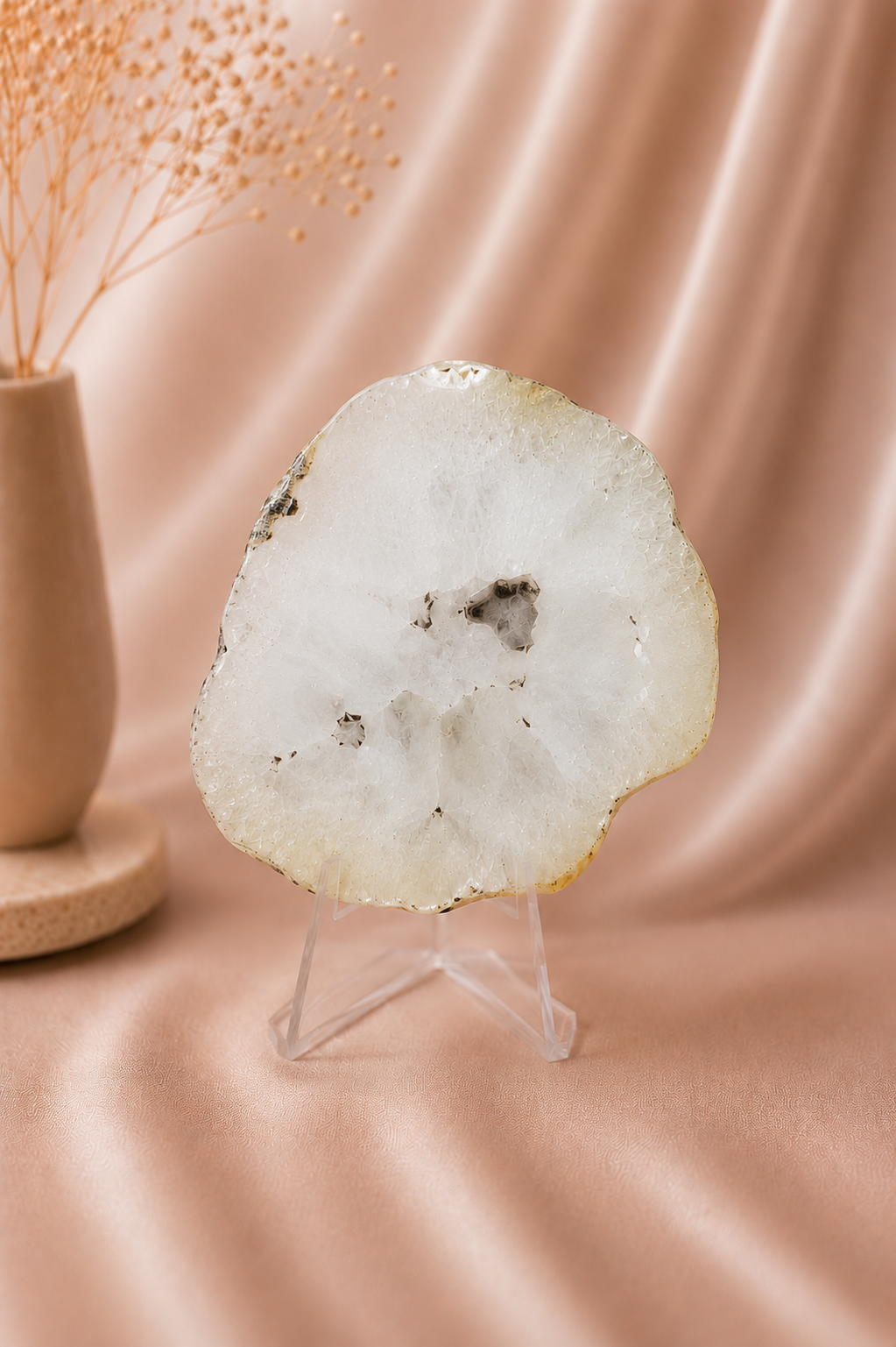 Agate Slice With Stand #7