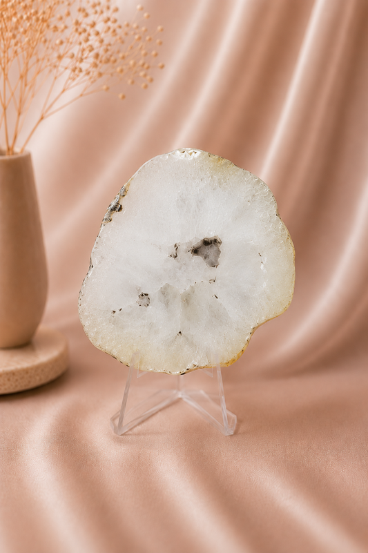 Agate Slice With Stand #7