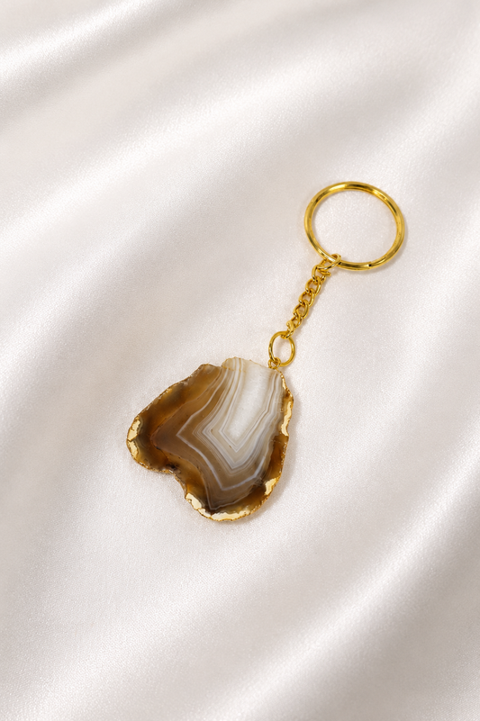 Agate  Keychain #1