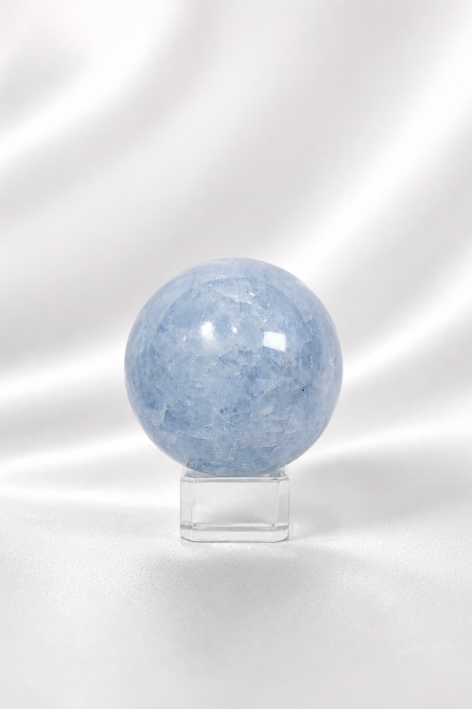 Blue Calcite Sphere #14