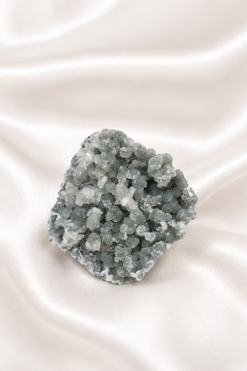 Blue Chalcedony with Apophyllite #44