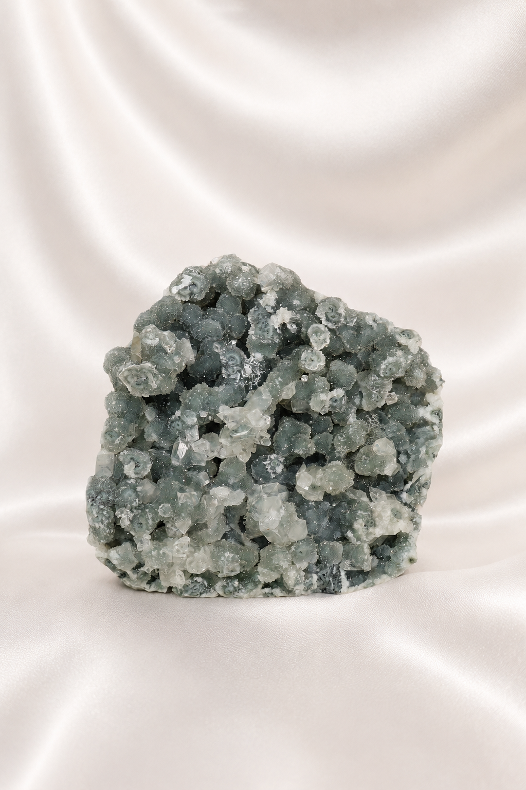 Blue Chalcedony with Apophyllite #44