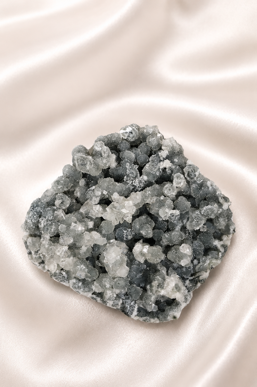 Blue Chalcedony with Apophyllite #44