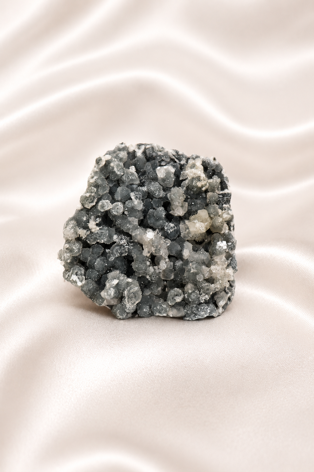 Blue Chalcedony with Apophyllite #44
