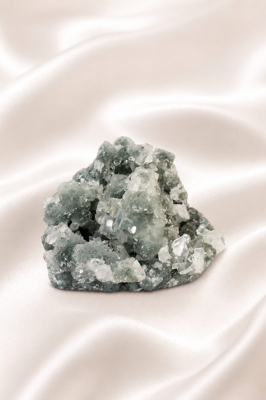 Blue Chalcedony with Apophyllite #43