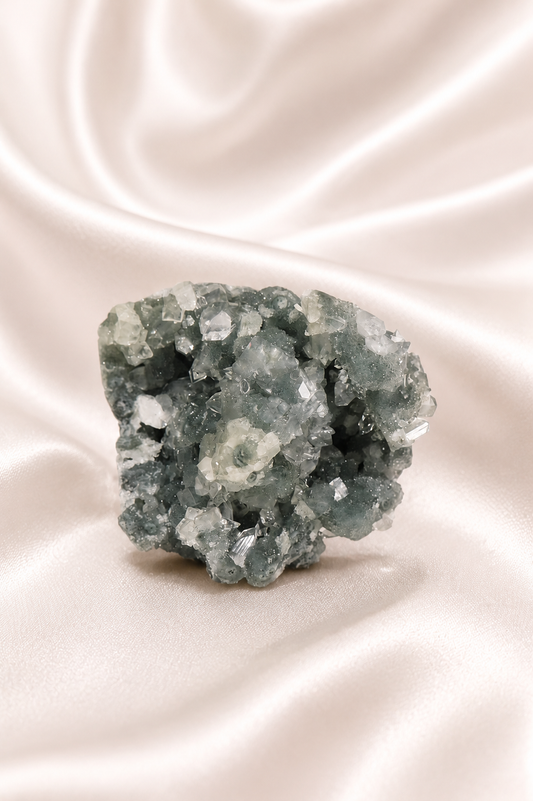 Blue Chalcedony with Apophyllite #43