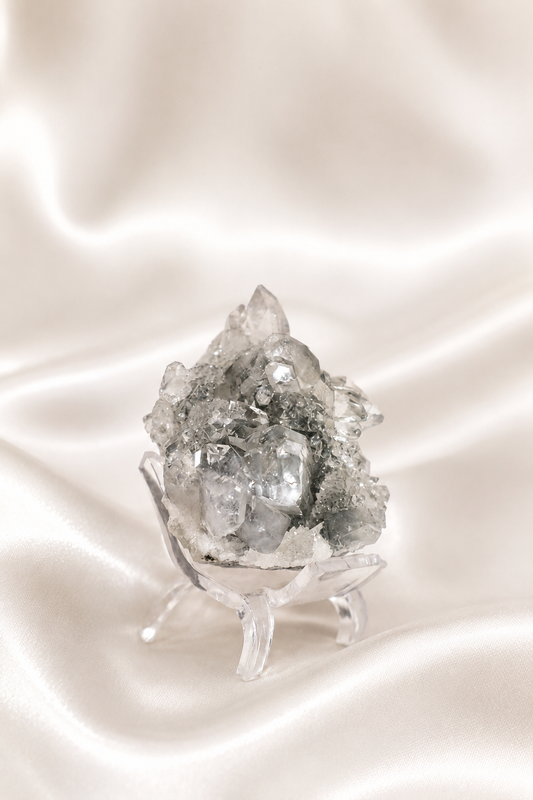 Blue Chalcedony with Apophyllite #41