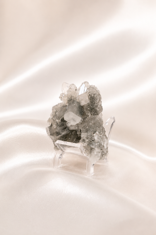 Blue Chalcedony with Apophyllite #38
