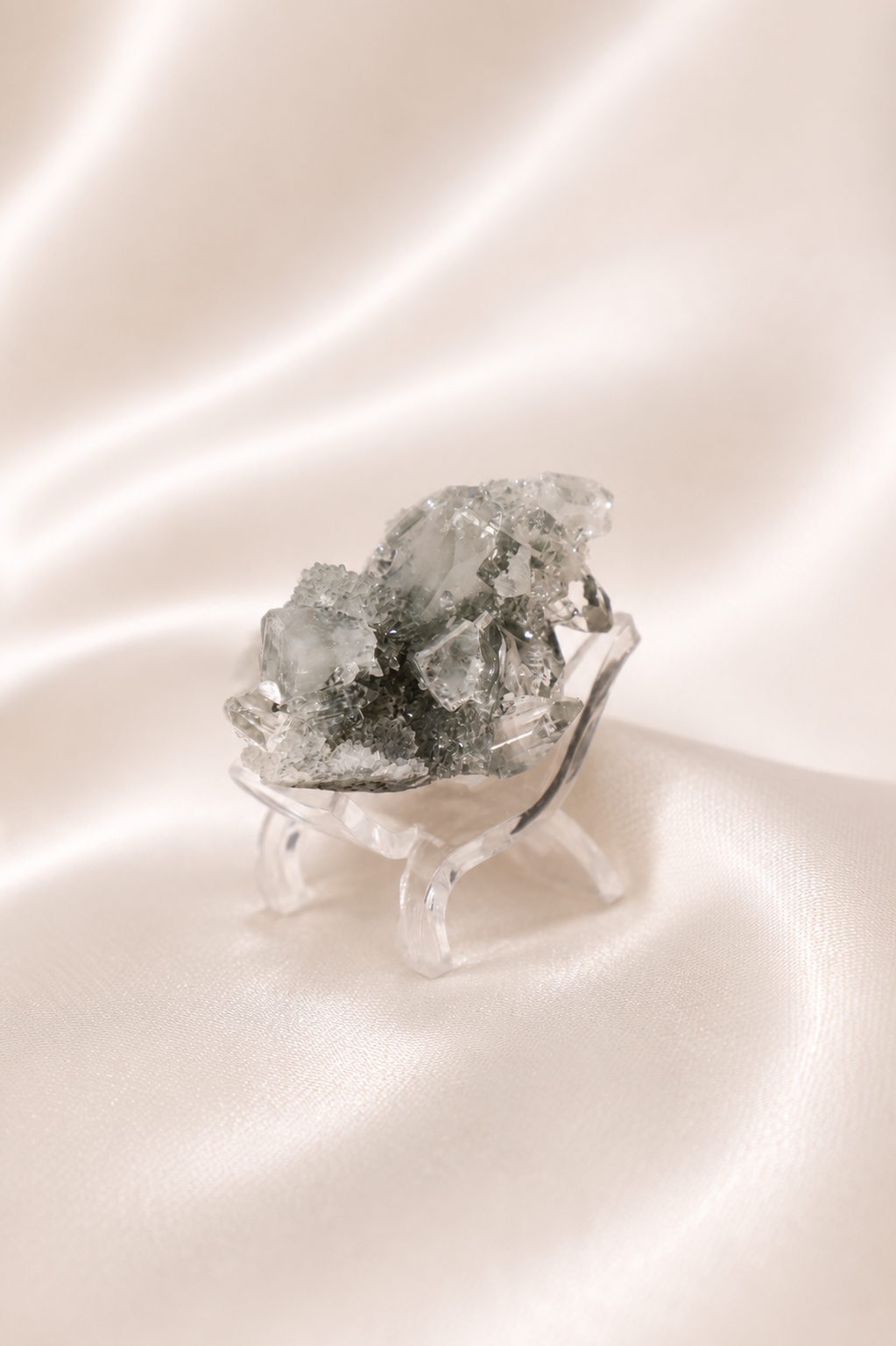 Blue Chalcedony with Apophyllite #39
