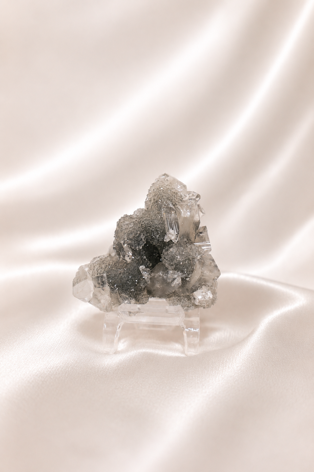 Blue Chalcedony with Apophyllite #39