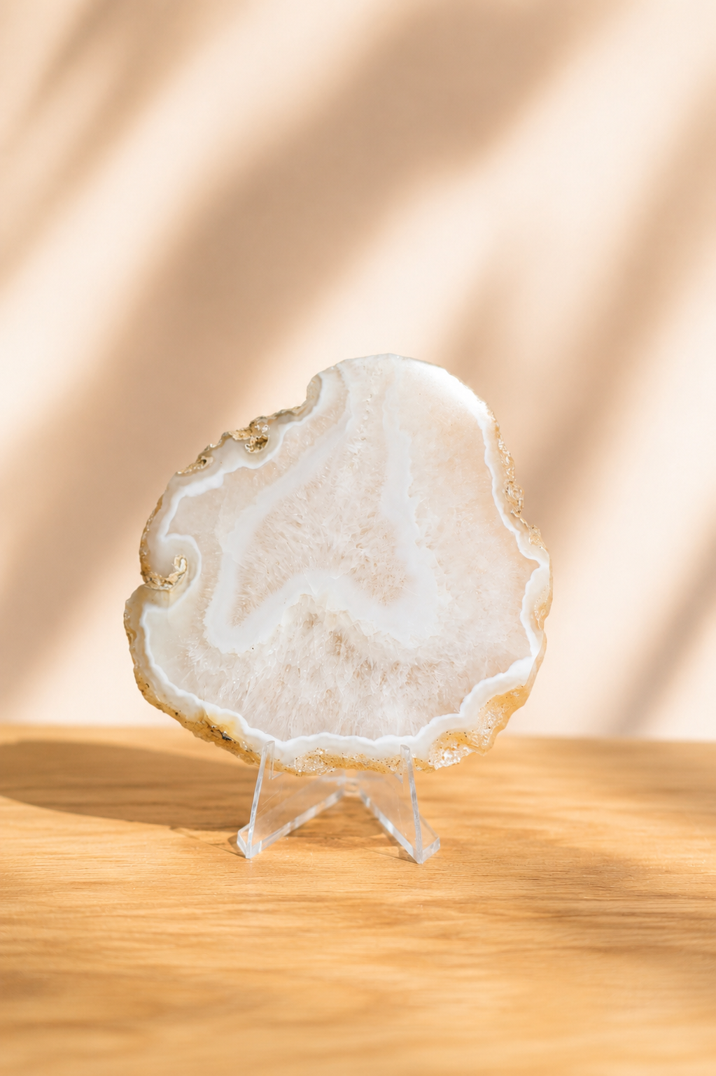 Agate Slice With Stand #8