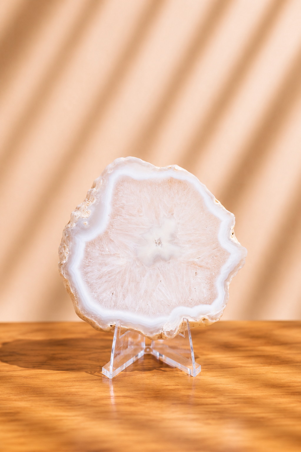Agate Slice With Stand #6
