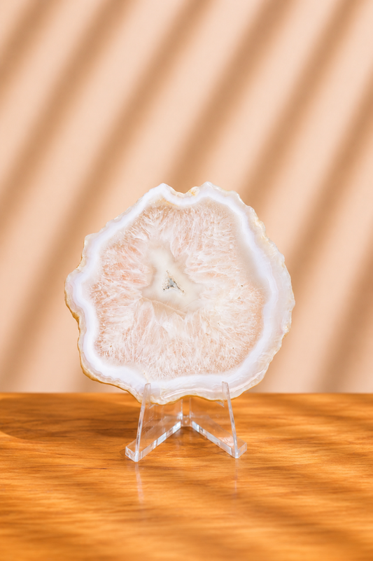 Agate Slice With Stand #6