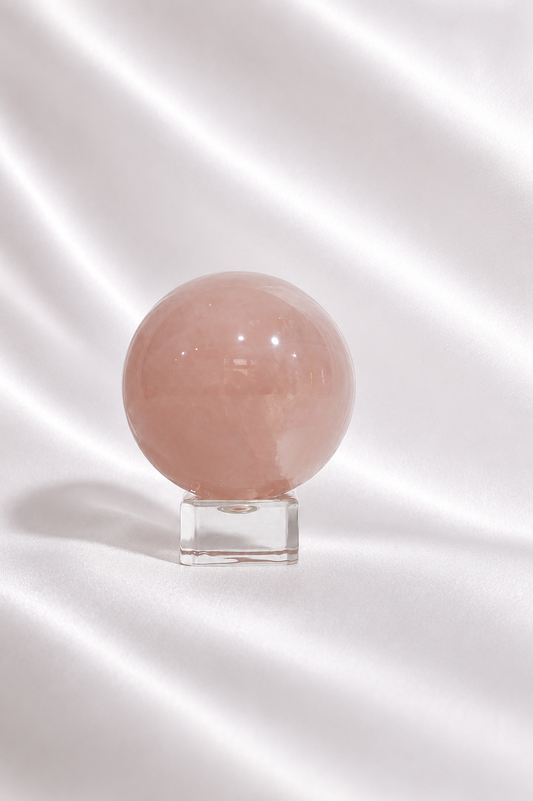 Rose Quartz Sphere #15