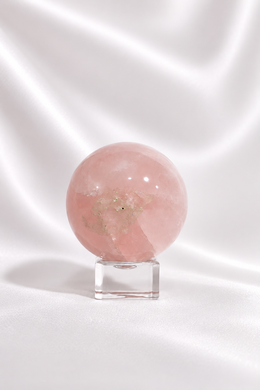 Rose Quartz Sphere #15