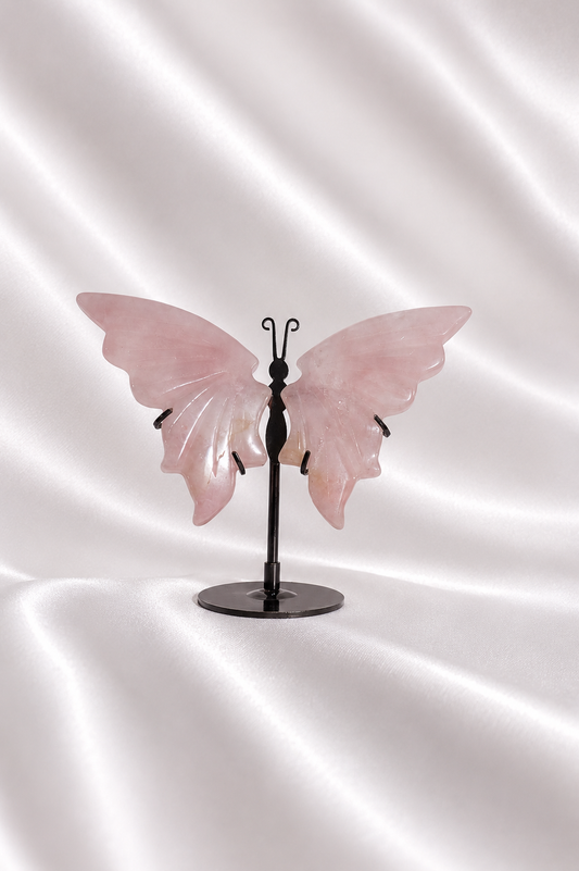 Rose Quartz Butterfly Wings #3