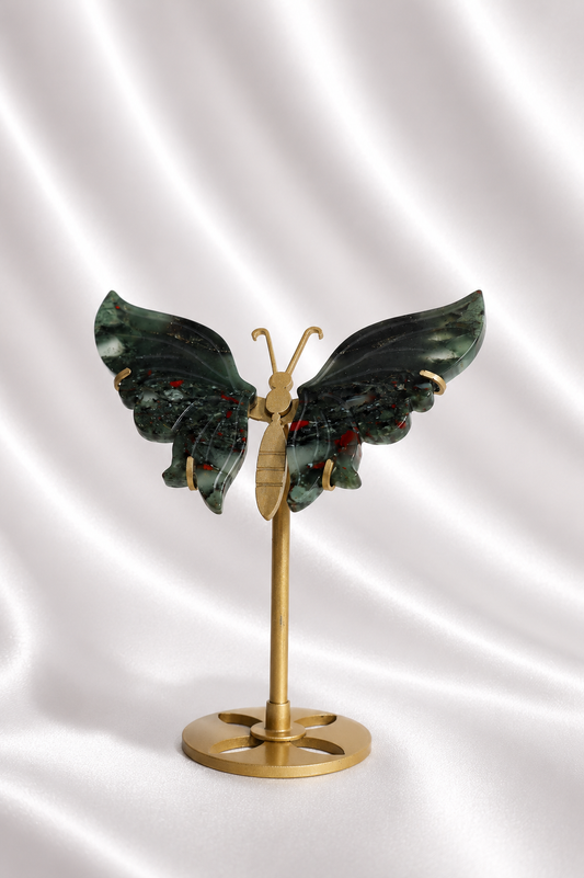 Bloodstone Jasper Butterfly Wings