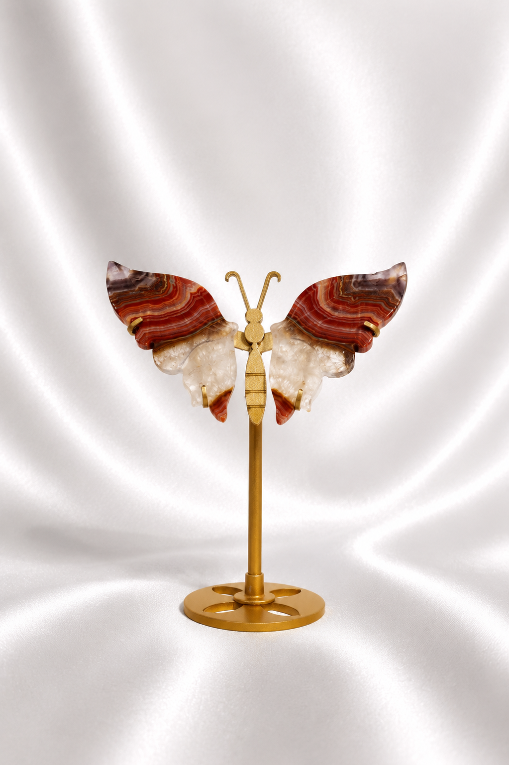 Amethyst Agate Butterfly Wings #11