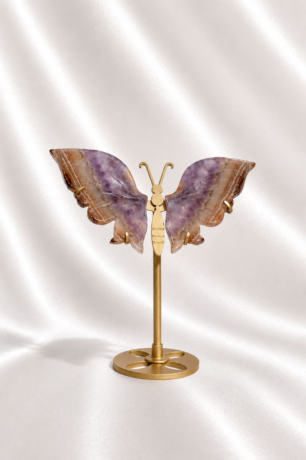 Amethyst Agate Butterfly Wings #12
